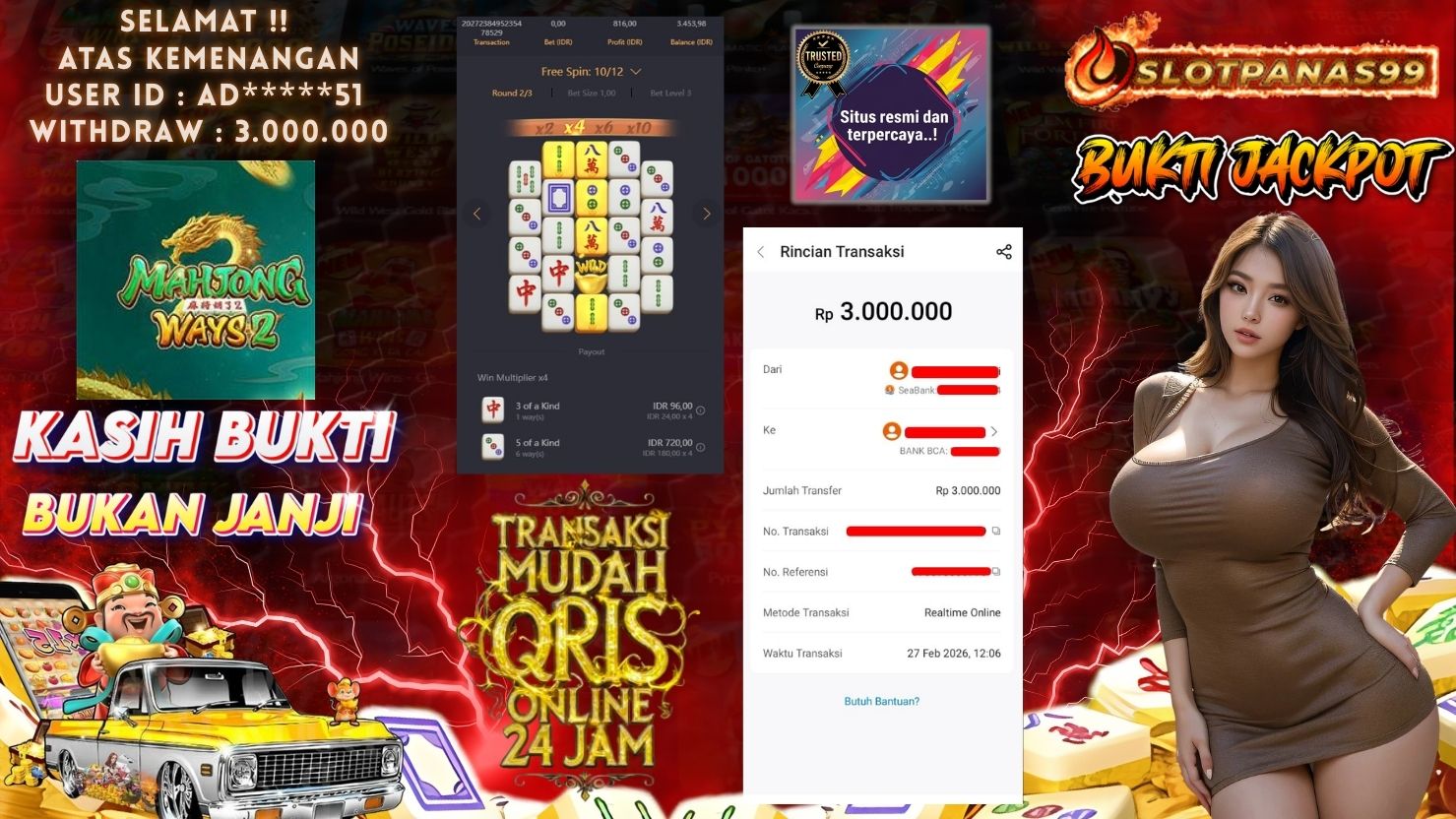 SLOTPANAS99 JACKPOT SLOT MAHJONG WAYS 2